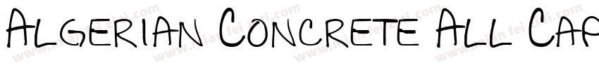Algerian Concrete All Caps字体转换